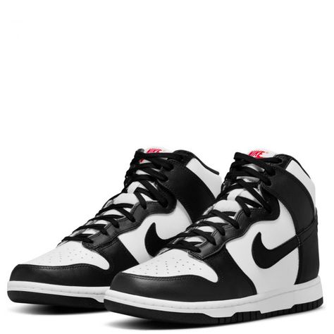 Nike Dunk High Women, Nike Dunk High Panda, Nike Models, White High Tops, Nike Dunk High, Dunk High, A Bathing Ape, Nike Dunk, Nike Dunks