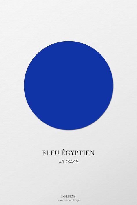 Bleu égyptien • Découvrez le nuancier bleu d'Influenz: une palette de couleurs des différentes tonalités du champ chromatique bleu. #influenz #couleur #bleu Bleu Klein, Circle Png, Yves Klein Blue, Pantone Colour Palettes, Marine Colors, Yves Klein, Blue Palette, Blue Circle, Blue Colour Palette