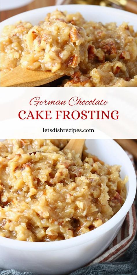 German Chocolate Cake Frosting Diy German Chocolate Cake, German Chocolate Frosting Recipe, Old Fashioned German Chocolate Cake, Icing For Chocolate Cake, Homemade German Chocolate Cake Frosting, German Chocolate Cake Frosting Recipe, Frosting For German Chocolate Cake, German Chocolate Filling, Cake Frosting Recipe Easy