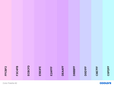 Purple Hex, Bedroom Colour Palette, Purple Color Palettes, Hex Color Palette, Color Palette Challenge, Color Schemes Colour Palettes, Hex Color Codes, Pastel Colour Palette, Color Palette Design