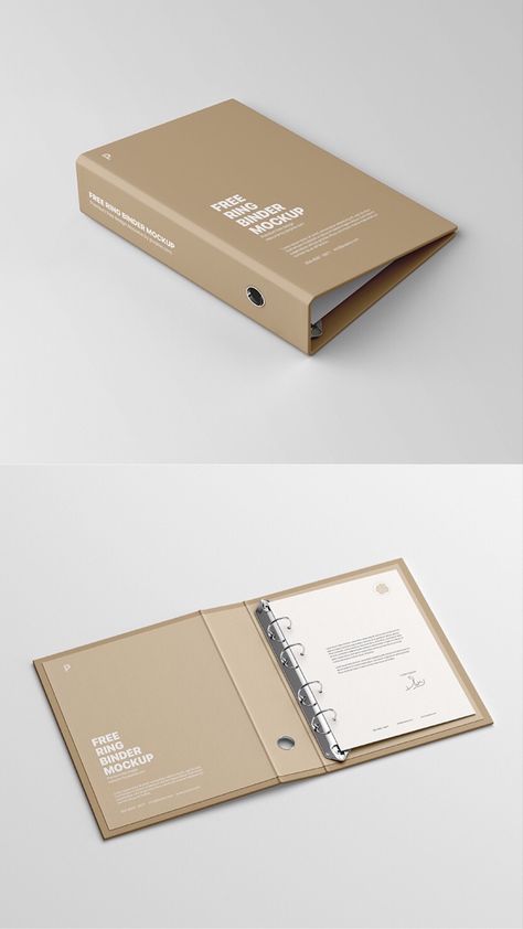 Today’s free design resource is Ring Binder Mockup, this free mockup PSD contains 2 Photoshop files which means you can present your design from cover and inside views. The free Ring Binder mockup can be edited with smart object layers simply drag and drop your design. #free #mockup #ringbinder #stationerymockup #psdmockup #filefoldermockup #freedesignresource #branding #identity #design #freemockup Binder Design Cover Ideas, File Cover Design, Binder Cover Design, File Folder Design, Folder Cover Design, Folder Mockup, File Cover, Branding Identity Design, Folder Cover