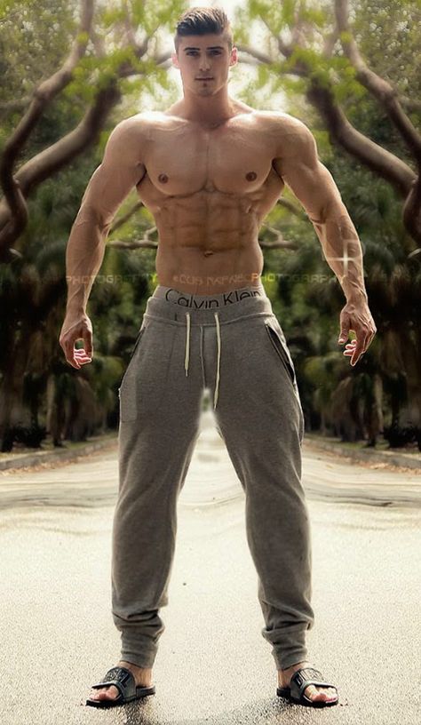 Images of handsome hunks morphed taller, more muscular, and better looking by the Michelangelo of male muscle, TallSteve. Ripped Muscle, Ripped Men, Ripped Body, Male Fitness Models, Big Guys, Muscular Men, Body Inspiration, Tall Guys, Good Looking Men