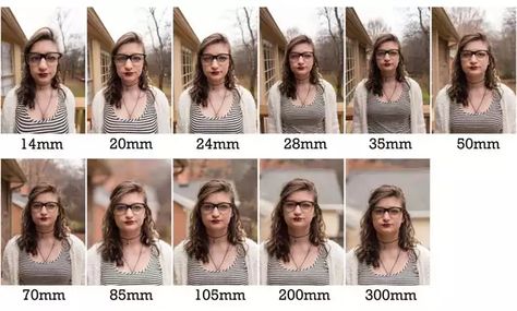 How Focal Length Affects Perception : Portraits - Imgur Lens For Portraits, Photography Settings, Photography Cheat Sheets, Photography Reviews, Haircut Pictures, Dslr Photography, Nikon D750, Photography Basics, Photography Lessons