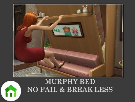 Mod The Sims - Murphy Bed No Fail & Break Less Sims 3 Cc, Sims 3 Cc Finds, Maxis Match Cc, Sims 4 Cas Mods, Sims 4 Studio, Sims4 Clothes, Sims 4 Cc Furniture, Sims 4 Cas, Summer Lookbook