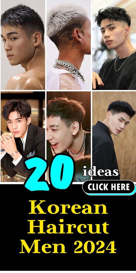 Step into 2024 with confidence by choosing from the best Korean men's haircuts. Our guide covers everything from short to long styles, ensuring a trendy look for every face shape and style preference Haircut Ideas For Asian Men, Haircuts For Korean Men, Kpop Haircut Men Short, Korean Mens Haircut, Korean Haircut Men Medium, K Pop Hairstyles Men, Short Asian Haircut Men, Long Hair Short Sides, Asian Men Hairstyle Short