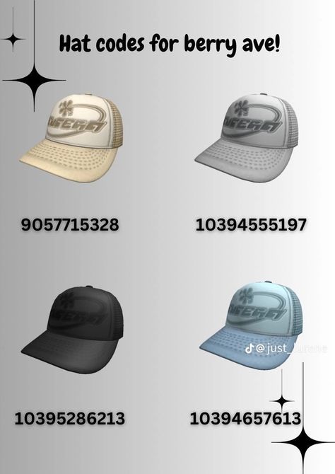 Berry Ave Cap Codes, Berry Avenue Hat Code, Berry Avenue Codes Hat, Hat Codes Bloxburg, Hat Codes Berry Ave, Hat Roblox Code, Roblox Hats, Baddie Mom, Roblox Hat