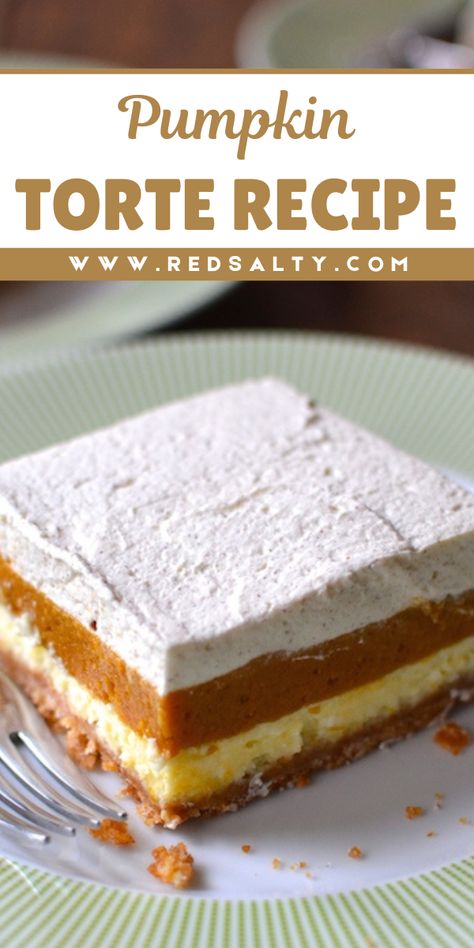 In this blog, I will share with you a pumpkin torte recipe that is extremely delicious. Pumpkin Torte, Caramel Ice Cream Topping, Torte Recipe, Ranch Recipe, Shortbread Cookie Recipe, Fruitcake Recipes, Vegetarian Cake, Pecan Pie Recipe, Punch Recipes