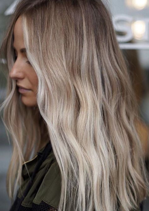 Fall Colored Hair Blonde, Medium Length Haircut Balayage Blonde, Blonde Fall Balayage, Blonde Balayage On Light Hair, Lived In Blonde Hair Color Ideas, Long Lived In Blonde, Dirty Blonde Roots Balayage, Blonde Hair Color Ideas For Fair Skin Blue Eyes, Lived In Blonde Long Hair