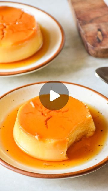 Tanya Verma on Instagram: "🍮Eggless Caramel Custard Pudding🍮 “Indulge in the rich decadence of Eggless Caramel Custard Pudding – a luscious symphony of caramel sweetness and velvety custard perfection. This is my most comforting pudding recipe and a delightful treat for all, without compromising on flavor!” Ingredients 6 slices of bread For caramel- 100 gms sugar For custard 360 gms milk 100 gms sugar 2.5 tbsp custard powder+1/4 cup milk Method 1. In a pan, caramelise sugar to golden brown and pour it carefully in the ramekins, ensuring to coat the base properly. 2. Next, trim the edges of the bread and churn it in the powder and keep aside. 3. In a heavy bottom saucepan, add milk and sugar together and heat it until the sugar dissolves. 4. Make the slurry of custard powder and milk Caramel Custard Pudding Recipes, Custard Powder Cake Recipe, Eggless Custard Recipe, Custard Powder Recipes, Caramel Custard Recipe, Caramel Custard, Milk Bread Recipe, Caramel Pudding, Custard Pudding