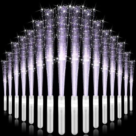 Amazon.com: 200 Pieces Fiber Optic Wand Bulk 13.8 Inch White Glow Stick Wedding Fiber Optic Stick with 3 Light Modes LED Light up Wand Flashing Wand for Bridal Shower Christmas Glow in the Dark Party Favors : Tools & Home Improvement Glow Stick Wedding, Bridal Shower Christmas, Party Sparklers, Glow Stick Party, Glow In The Dark Party, Wedding Wands, Dark Party, Glow Stick, Sparkle Wedding