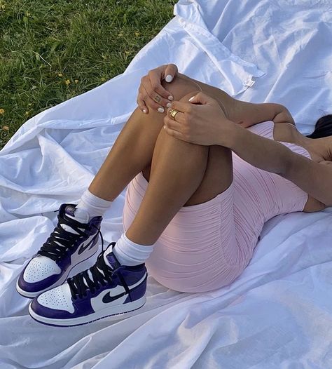 Air Jordan Outfit Women, Jordan Outfit Women, Air Jordan Outfit, Jordan Outfit, Outfit Women, Air Jordan, Jordan, Nike, Purple