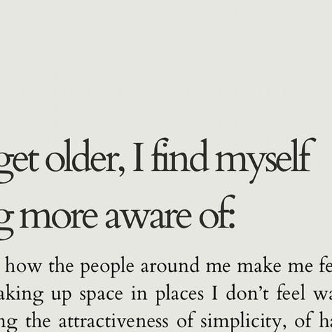 helen marie | therapist PGDip MPH BSc (Hons) MBACP on Instagram: "Friday thoughts. What are you becoming more aware of/noticing as you get older? ❤️ #selfawareness #growth #selfgrowth #chooseyou" As You Get Older Quotes, Helen Marie, Friday Thoughts, Getting Older Quotes, Nervous System Regulation, Got Quotes, January 25, All Quotes, Self Awareness