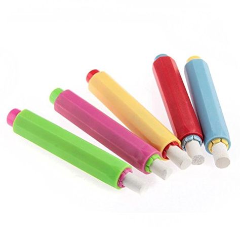 Chalk Holder, Colored Chalk, Homeschool Classroom, Chalk Markers, Office Stationery, Teaching Materials, Marker Pen, Office Products, Painting Supplies