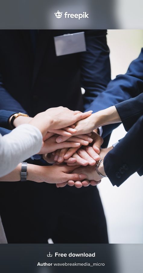 Hands stack of business people | Free Photo #Freepik #freephoto #business #hand #office #team Work Meeting Aesthetic, Office Team, Work Meeting, Hands Together, Digital Tablet, Social Media Design Inspiration, Working People, Team Photos, Business Coaching