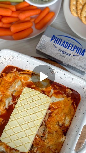 104K views · 3.3K likes | Jamie Milne on Instagram: "#ad Buffalo Chicken Dip lovers unite! If you’re looking for a quick game day appetizer that serves a crowd- you’re in the right place with this @phillycreamchs Cream Cheese Buffalo Chicken Dip! This Philly Buffalo Chicken Dip comes together with only a few ingredients. It’s super creamy, thick and delicious thanks to the creamy texture of the Philly Cream Cheese! Your guests may even be distracted from the big game thanks to PHILLY and its irresistibly delicious Buffalo Chicken Dip, which is the true game day MVP! Make your own Philly Cream Cheese Buffalo Chicken Dip custom bar and serve with crackers and cut-up veggies for the perfect game-day dish. Find the recipe below, and enjoy! 

PHILLY Cream Cheese Buffalo Dip 

Makes 20 Servings Smoked Buffalo Chicken Dip, Cream Cheese Buffalo Chicken, Buffalo Cheese Dip, Buffalo Dip, Cheese Dip Recipes, Quick Games, Game Day Appetizers, Chicken Dip, Chicken Dips