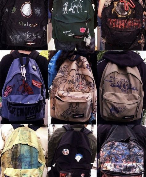 Inside My Bag, Estilo Hippy, Swaggy Outfits, Grunge Aesthetic, Fun Bags, Aesthetic Clothes, Just In Case, Cool Outfits, Graffiti