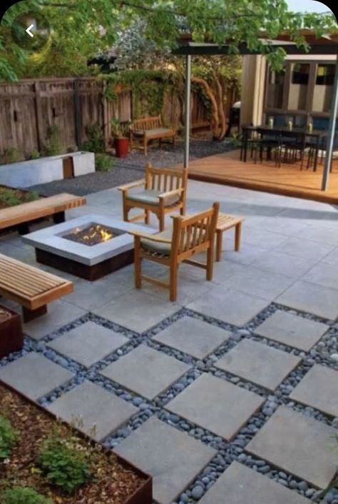 Backyard Extension, Modern Patio Ideas, Moderne Have, Extension Inspiration, Pergola Diy, Home Designs Exterior, Diy Garden Patio, Backyard Garden Layout, Small Courtyard Gardens