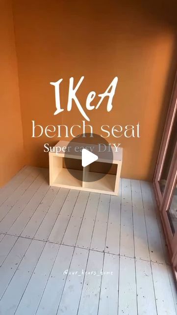 Ikea Hack Bench, Textured Wall Paint Designs, Textured Wall Paint, Ikea Bench, Living Room Hacks, Kallax Hack, Ikea Hallway Ideas, Bed Back Design, Ikea Kallax Hack