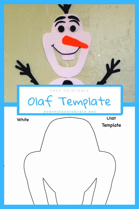 Free printable frozen olaf template for Frozen party game like pin the carrot on olaf #frozenparty #olafprintable #olaftemplate Olaf Printable, Olaf Bulletin Board, Olaf Games, Frozen Party Games, Body Template, Disney Frozen Olaf, Slumber Party Games, Frozen Birthday Cake, Frozen Themed Birthday Party