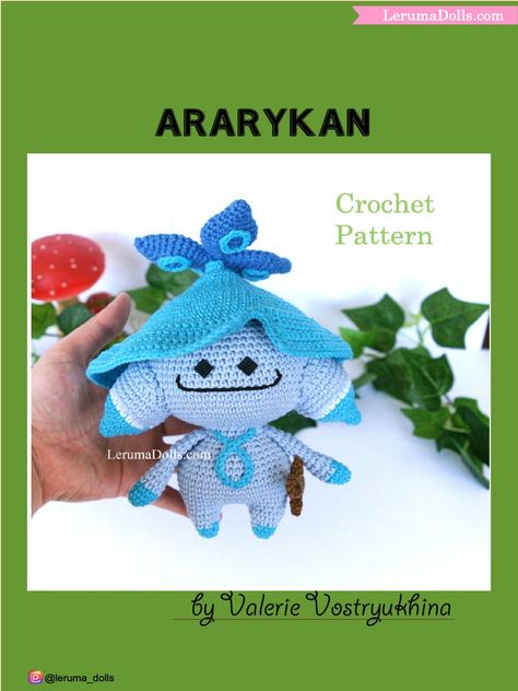 Crochet pattern for blue doll Crochet Things, Crochet Amigurumi Free Patterns, Crochet Amigurumi Free, Making Accessories, Fabric Glue, Crochet Hook Sizes, Azure Blue, Black Felt, Amigurumi Free