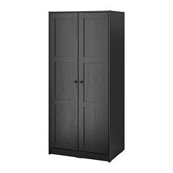 Brimnes Wardrobe, Brown Furniture Bedroom, Sliding Wardrobe Doors, Brown Furniture, White Mirror, Garden City, Closet Space, 2 Doors, Painted Doors