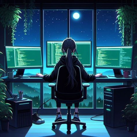 Hacker Aesthetic Girl, Hacker Girl Aesthetic, Techie Aesthetic, Cyberpunk Hacker, Hacker Art, Hacker Girl, Cyberpunk Wallpaper, Reality Is An Illusion, Hacker Aesthetic