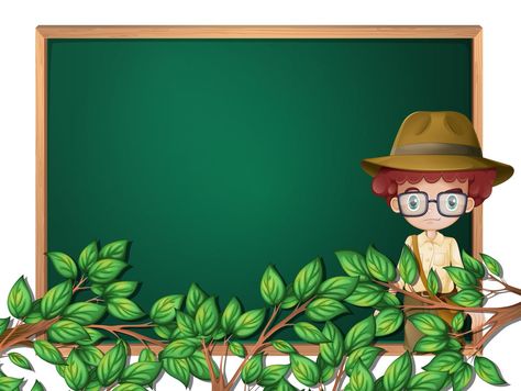 A boy scout on blackboard template Wooden Tree, Boy Scouts, Tree Branches, Adobe Illustrator, Vector Art, Vector Images, Vector Free, Royalty Free, Art Images