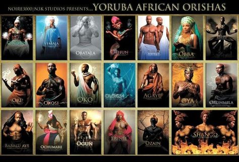 African Gods African Orishas, African Folklore, Yoruba Orishas, African Traditional Religions, Orishas Yoruba, African Mythology, Pan Africanism, Black Consciousness, African Spirituality