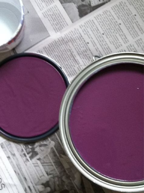 Benjamin Moore Eggplant for the back door hallway.... Plum Front Door, Smart Fabric, Living Colors, Eggplant Color, Purple Paint, Front Door Colors, Door Color, Paint Colors For Home, Affordable Luxury