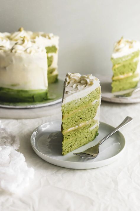 Yuzu Cake, Matcha Cake Recipe, Jasmine Cake, Matcha Cake, Matcha Recipe, Asian Desserts, Chiffon Cake, Cake Flavors, Tea Cakes