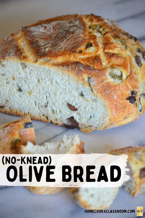 Cheesy Olive Bread, No Knead Olive Bread, Soft Sandwich Bread, Buttery Corn, Italian Bread Recipes, Quotes Exercise, Homemade Yeast, Olive Bread, Sourdough Discard Recipes