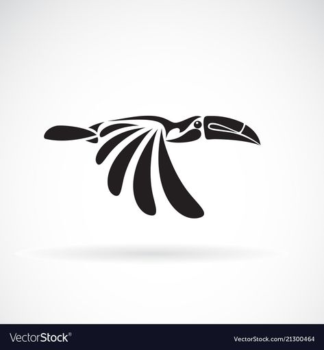 Hornbill Logo, Toucan Tattoo, Bush Retreat, Tree Frog Tattoos, Zoo Logo, Wild Animals Vector, Toucan Art, Dance Logo, Mayan Symbols