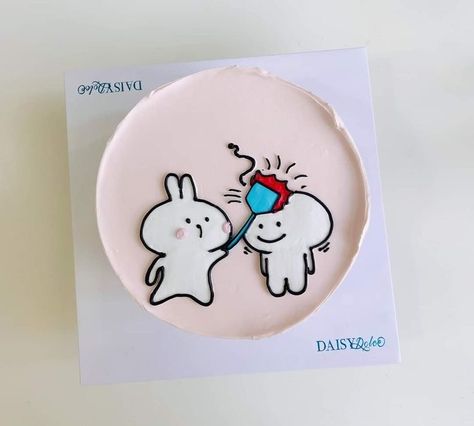 Brother Birthday Cake Ideas, Cake Designs For Brother, Bento Cake Design Ideas, Happy Birthday Brother From Sister, Birthday Cake For Brother, Bento Tort, Bento Cake Design, Ugly Cake, Korean Pastry