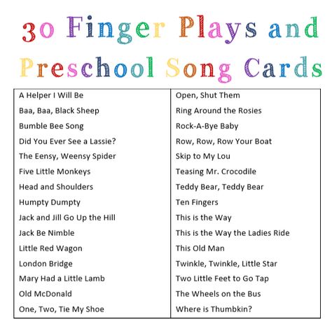 Lunch Songs For Preschool, Finger Rhymes For Preschool, Finger Play Songs Preschool, Preschool Fingerplay Songs, Fun Preschool Songs, Finger Plays For Infants, Finger Songs For Preschool, Story Time Songs Preschool, Finger Plays For Kindergarten