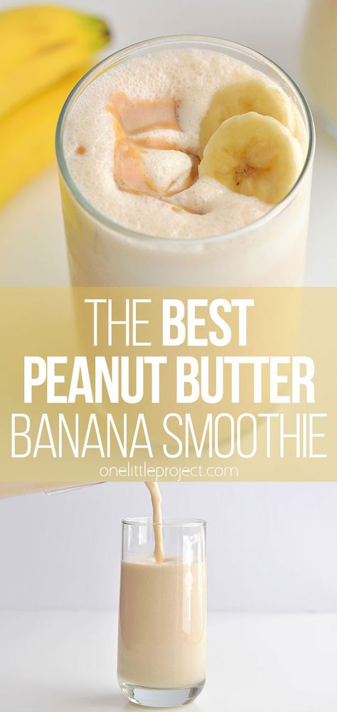 Smoothie Bowl Vegan, Smoothie Breakfast, Smoothies Vegan, Desayuno Keto, Peanut Butter Banana Smoothie, Smoothie Recipes Healthy Breakfast, Banana Smoothie Recipe, Peanut Butter Smoothie, Breakfast Smoothie Recipes