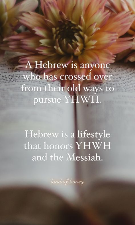 Judaism Quote, Yhwh Hebrew, Yeshua Messiah, Passover Feast, Hebrew Language Learning, Christian Hospitality, Biblical Feasts, Hebrew Quotes, Jewish Lifestyle