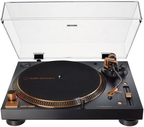 Amazon.com: Audio-Technica AT-LP120XUSB-BZ Direct-Drive Turntable (Analog & USB), Fully Manual, Hi-Fi, 3 Speed, Convert Vinyl to Digital, Anti-Skate and Variable Pitch Control : Electronics Direct Drive Turntable, Phono Cartridge, Old School Music, Powered Speakers, Audio Technica, Record Players, Dj Equipment, Belt Drive, Record Player