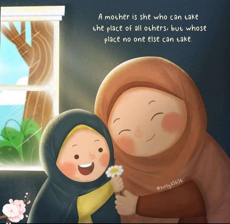 Positive Quotes Images, Mothers Love Quotes, She Is Amazing, Ramadan Day, Sea Wallpaper, Islamic Cartoon, Anime Muslim, Cute Images With Quotes, Muslim Love Quotes