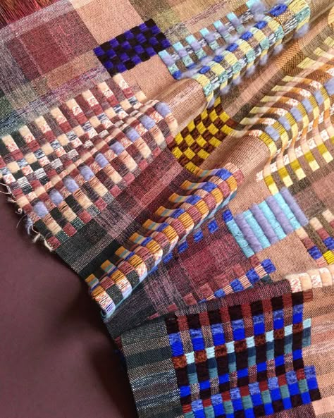 Meghan Spielman — warp and weft Studio Interview, Weaving Book, Long Weave, Warp And Weft, Small Tapestry, Weaving Designs, Textile Fiber Art, Weaving Textiles, Spare Bedroom