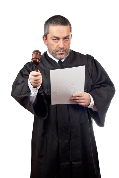 Judge reading a sentence. Serious male judge holding the gavel and reading a sen , #AFF, #male, #judge, #sentence, #Judge, #reading #ad Judge In Court Drawing, Magistrate Judge Aesthetic, Judges Bible, The Book Of Judges, People Judge, Drawing Prompts, Elite Socks, A Sentence, Year 1