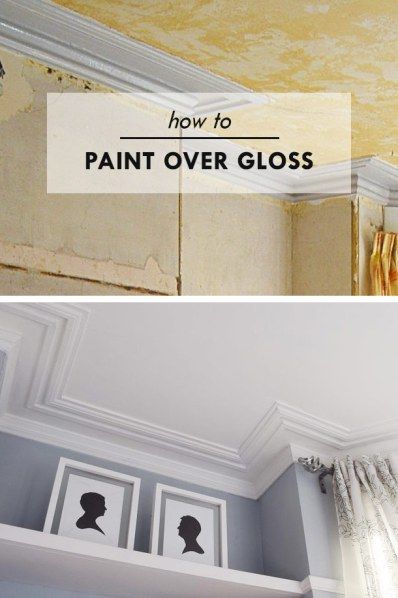 How To Paint Over Gloss Shiny Wallpaper, Painting Trim White, High Gloss Furniture, Painted Wardrobe, Semi Gloss Paint, Glossy Paint, High Gloss Paint, Diy Chalk Paint, Welcome To My House