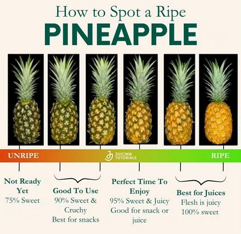 Fruitarian Diet, Pineapple Benefits, Ripe Pineapple, Eat Fresh, Ripe Fruit, Sweet Smell, Health Knowledge, Food Facts, Grow Your Own Food