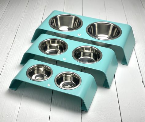 Dog Cat Bowl Stand Modern Dog Feeder, Dog Feeding Station, Dog Bowl Stand, Bowl Stand, Feeding Station, Cat Bowl, Dog Feeder, Modern Dog, Pet Feeder