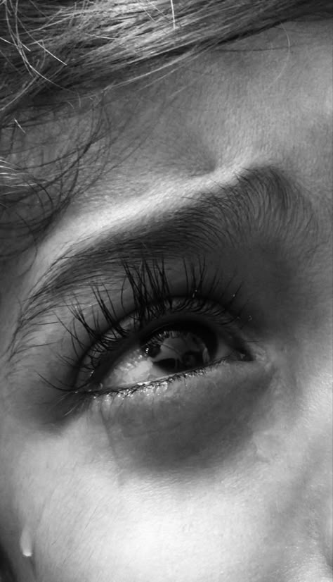 Eye Reference Photo Black And White, Emotional Eyes Photography, Eye Reference Black And White, Eyes Emotions Photography, Teary Eyes Reference, Eye Emotions, Fearful Eyes, Eye Reference Photo, Fear Eyes