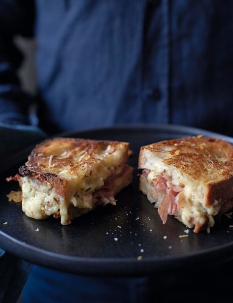 Croque Monsieur Recipe | Marcus Wareing | Marcus Wareing Marcus Wareing, Croque Madame, Michelin Star Chef, Cottage Pie, Steak Sandwich, How To Make Sandwich, Cooking For One, Michelin Star, Grilled Cheese Sandwich