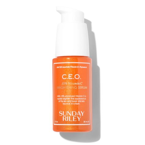 Sunday Riley CEO Rapid Flash Brightening Serum | Space NK Vitamin C Brightening Serum, Sunday Riley Ceo, Best Vitamin C Serum, Post Inflammatory Hyperpigmentation, Bad Acne, Best Vitamin C, Uneven Skin Texture, Sunday Riley, Space Nk