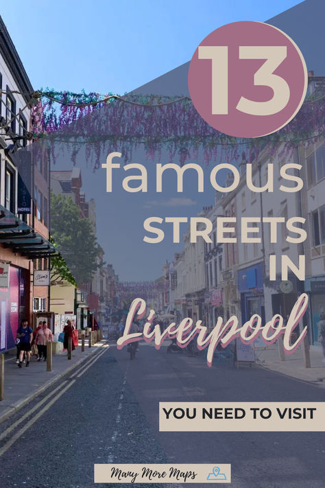 Dive into the heart of Liverpool travel with this guide to the city’s most famous streets. Whether you're capturing the city’s beauty through Liverpool street photography or embracing the urban Liverpool street style, this guide shows you the must-visit spots. Discover Liverpool Street Station and explore what to do in Liverpool England on your next holiday break. Perfect for adding to your summer bucket list! What To Do In Liverpool, Liverpool Places To Visit, Liverpool Things To Do, Liverpool Cathedral, Liverpool Uk, Liverpool England, Goodison Park, Liverpool Street, Liverpool City