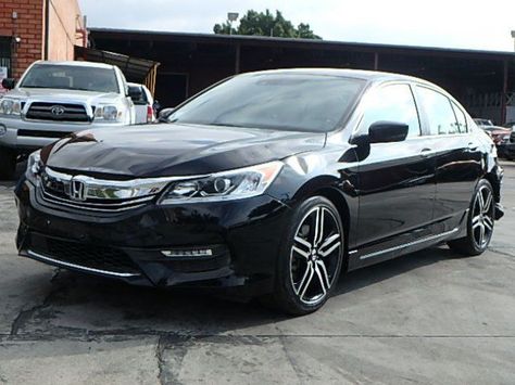 perfect 2016 Honda Accord Sport repairable 2016 Honda Accord Sport, 2013 Honda Accord Sedan, Black Honda Accord, 2014 Honda Accord Sport, Wrecked Car, Honda Accord Custom, Honda Accord 2016, Honda Accord Touring, 2018 Honda Accord