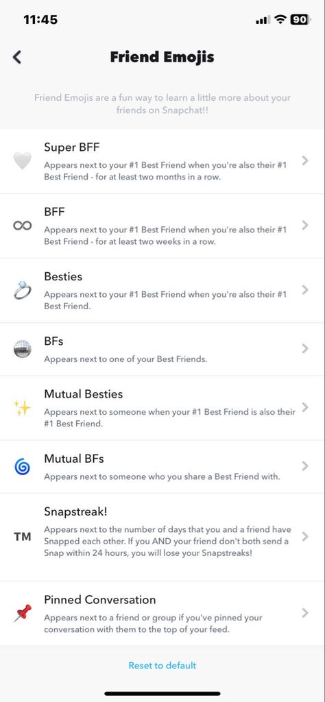 Snap Best Friend Emojis, Spring Snapchat Friend Emojis, Best Friend Emojis, Snapchat Streak Emojis, Snap Emojis, Emojis Aesthetic, Friends Emoji, Snapchat Best Friends, Emoji Names