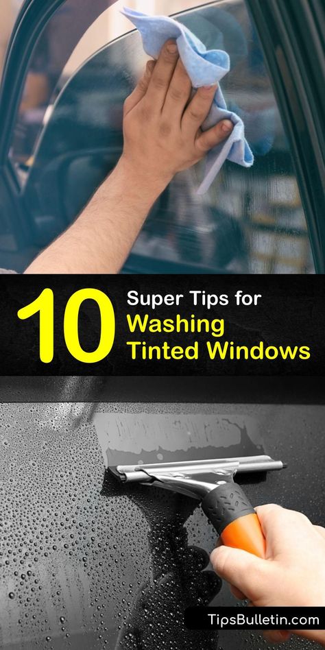 Tinted Car Windows, Diy Glass Cleaner, Tinted Windows Car, Car Window Cleaner, Homemade Glass Cleaner, Vinegar Cleaner, Tinted House Windows, Remove Water Stains, Window Markers